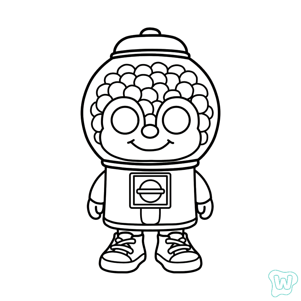 Chicleteira Bicicleteira páginas para colorear 2