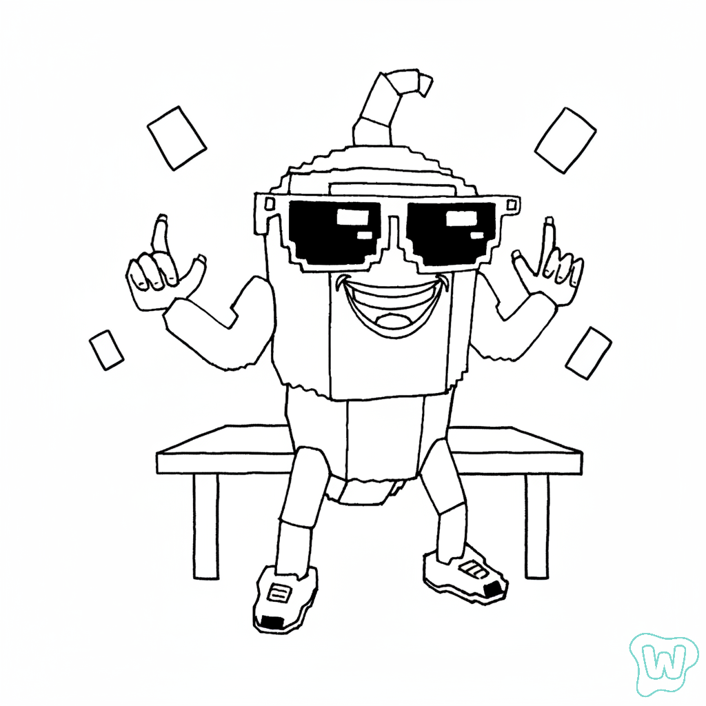 colorear páginas de Chillin Chili