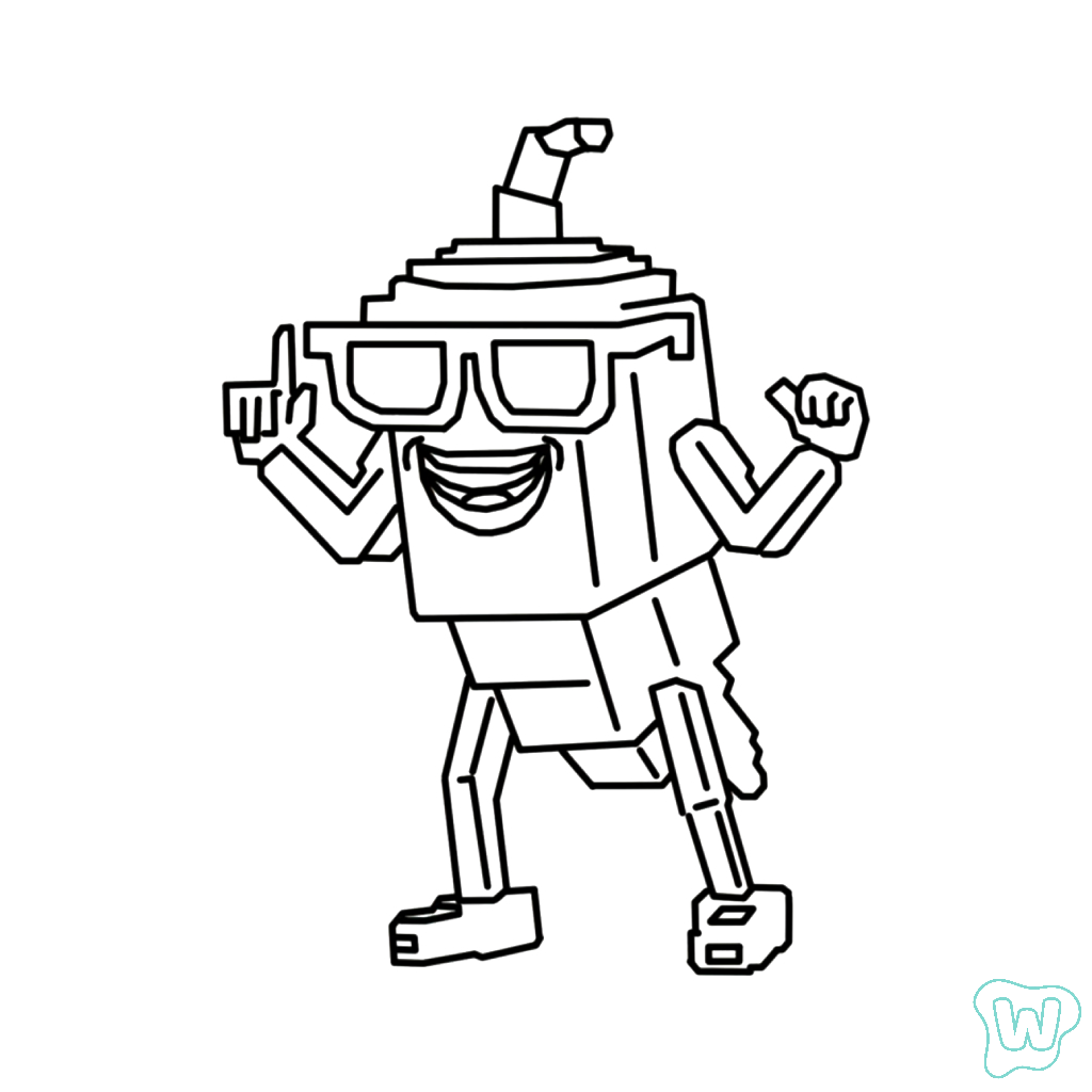 páginas para colorear lindas y fáciles de Chillin Chili