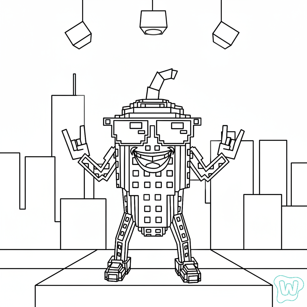 Chillin Chili para colorear