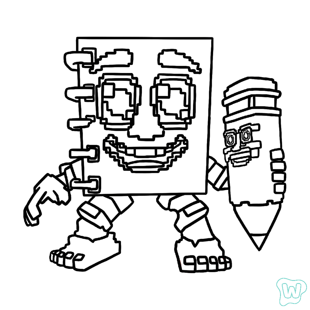 Cuadramat and Pakrahmatmamat páginas para colorear para niños