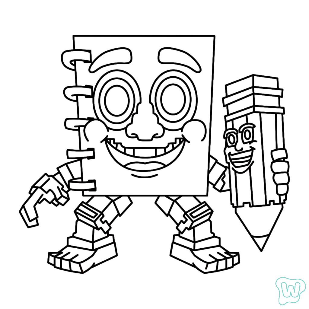 páginas para colorear gratis Cuadramat and Pakrahmatmamat