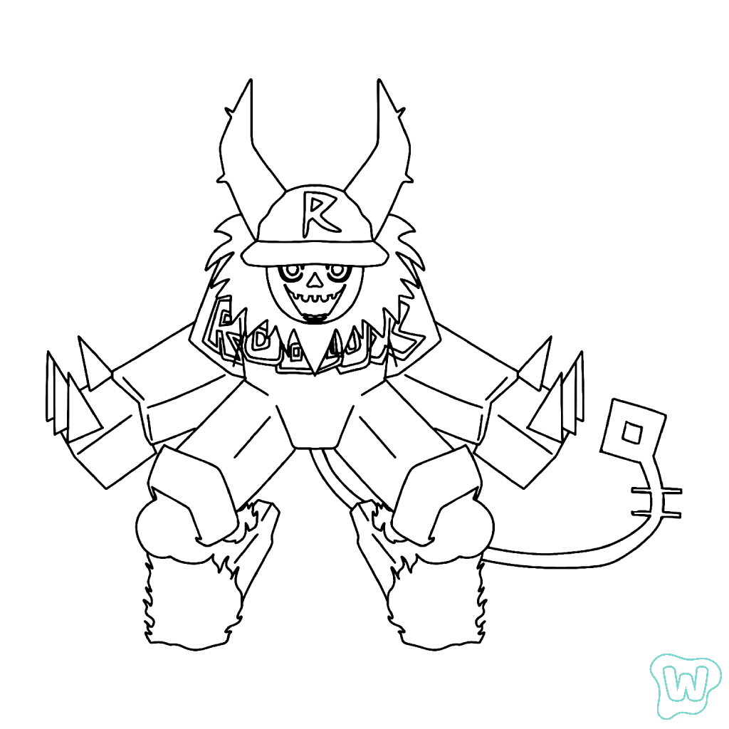 Guest 666 para colorear y Imprimir PDF gratis