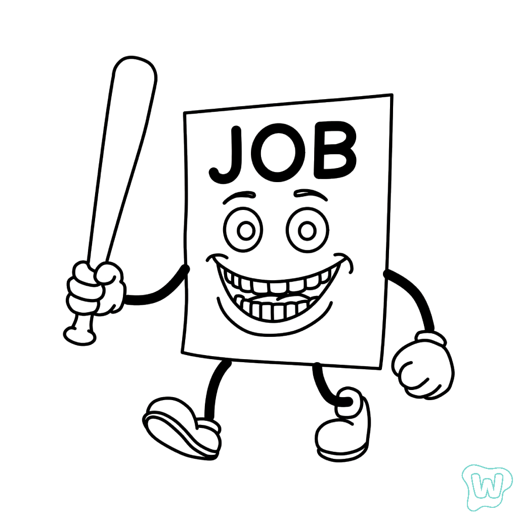 páginas para colorear gratis Job Job Job Sahur