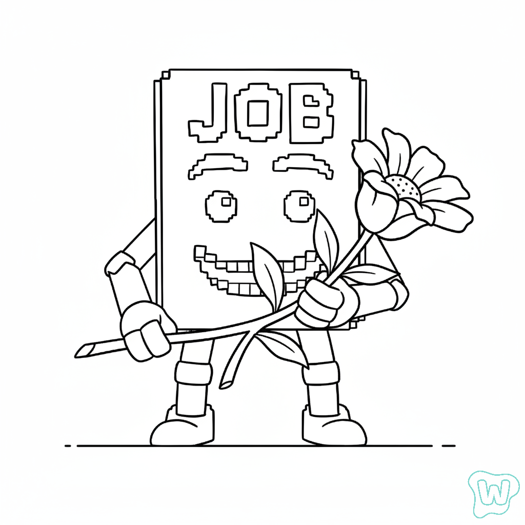 Job Job Job Sahur (3).1 páginas para colorear imprimibles