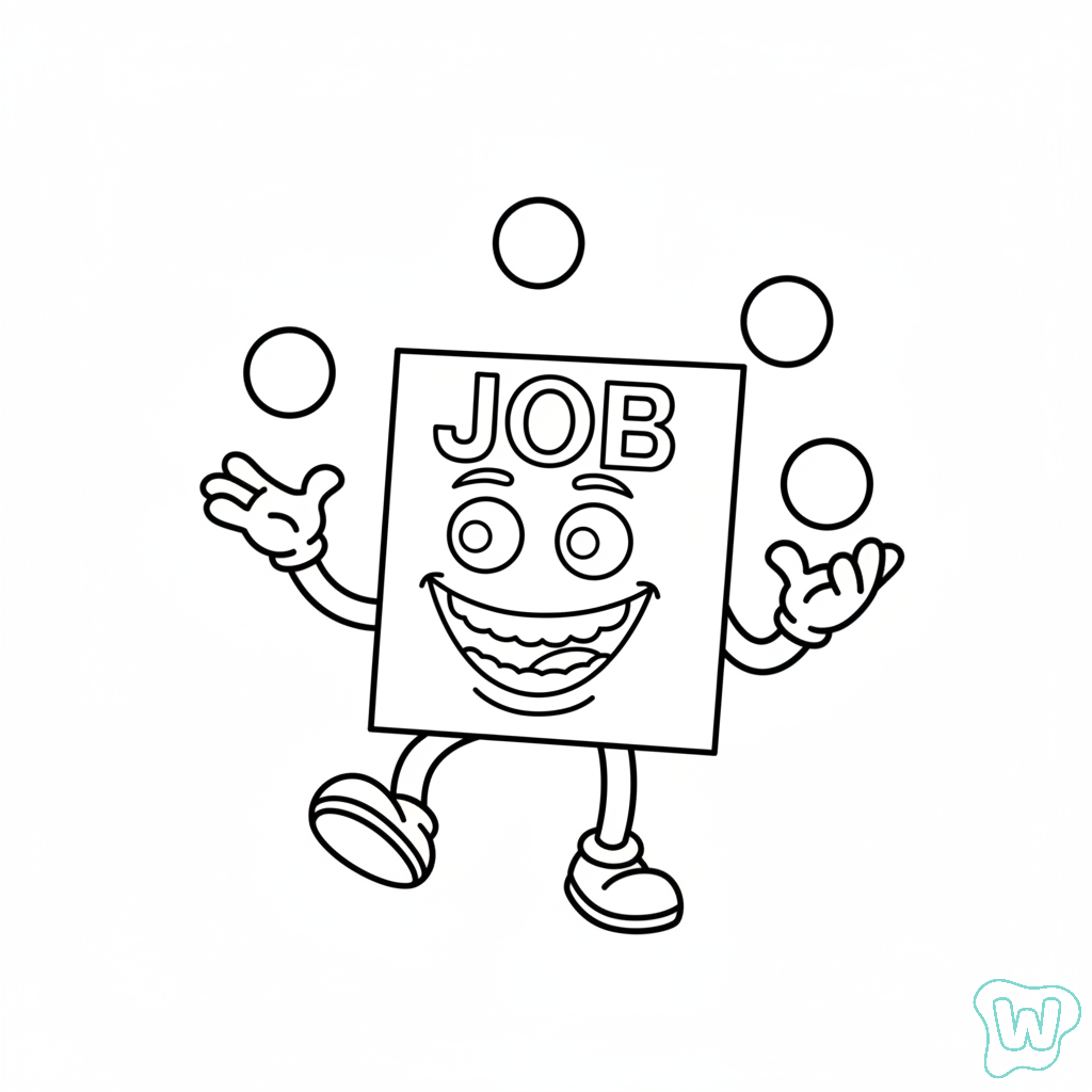 lindas páginas para colorear Job Job Job Sahur (4).1