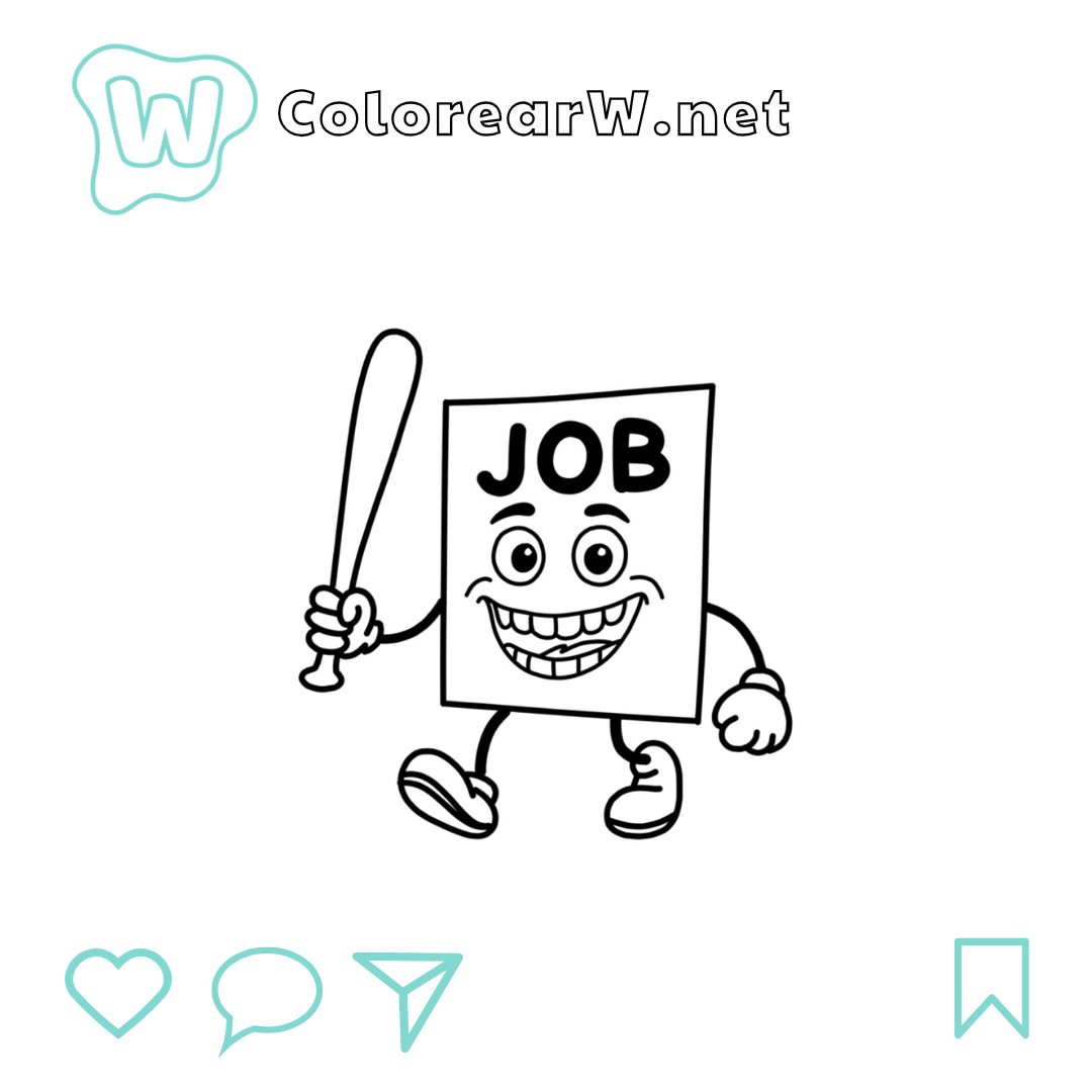 Job Job Job Sahur para colorear (PDF para imprimir gratis) thumbnail