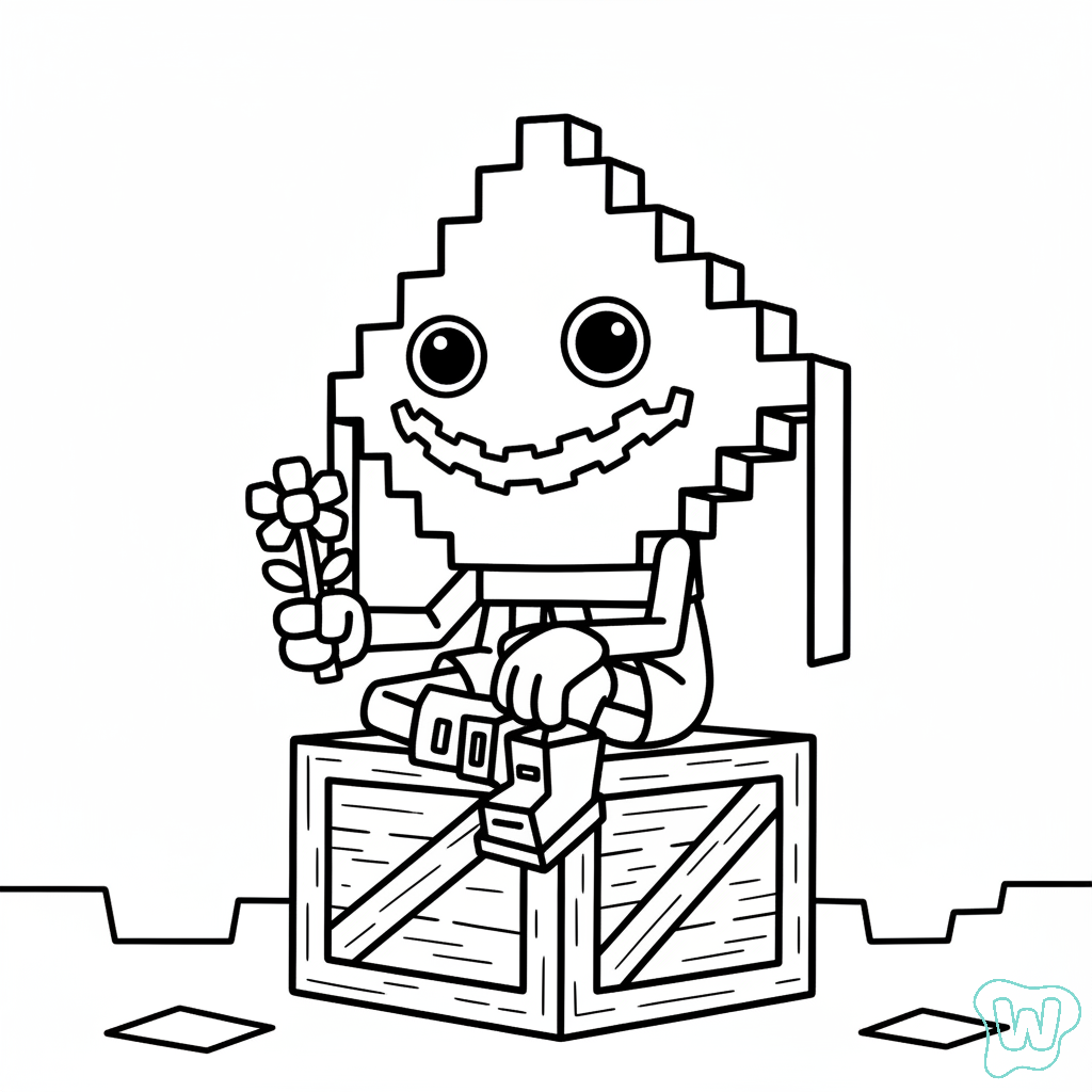 dibujos para colorear Ketupat Kepat