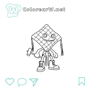 Ketupat Kepat para colorear (PDF para imprimir gratis) thumbnail