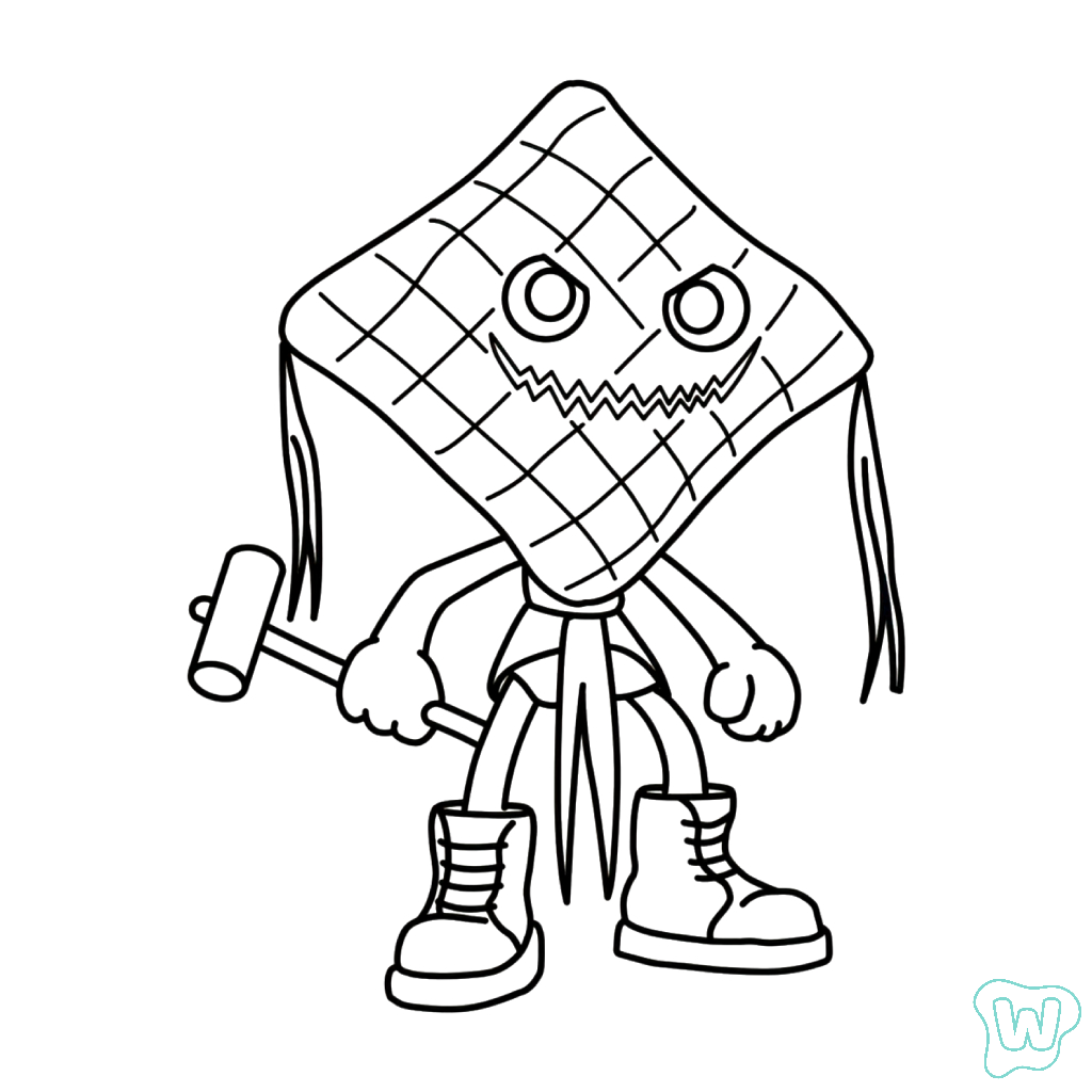 lindas páginas para colorear Ketupat Kepat