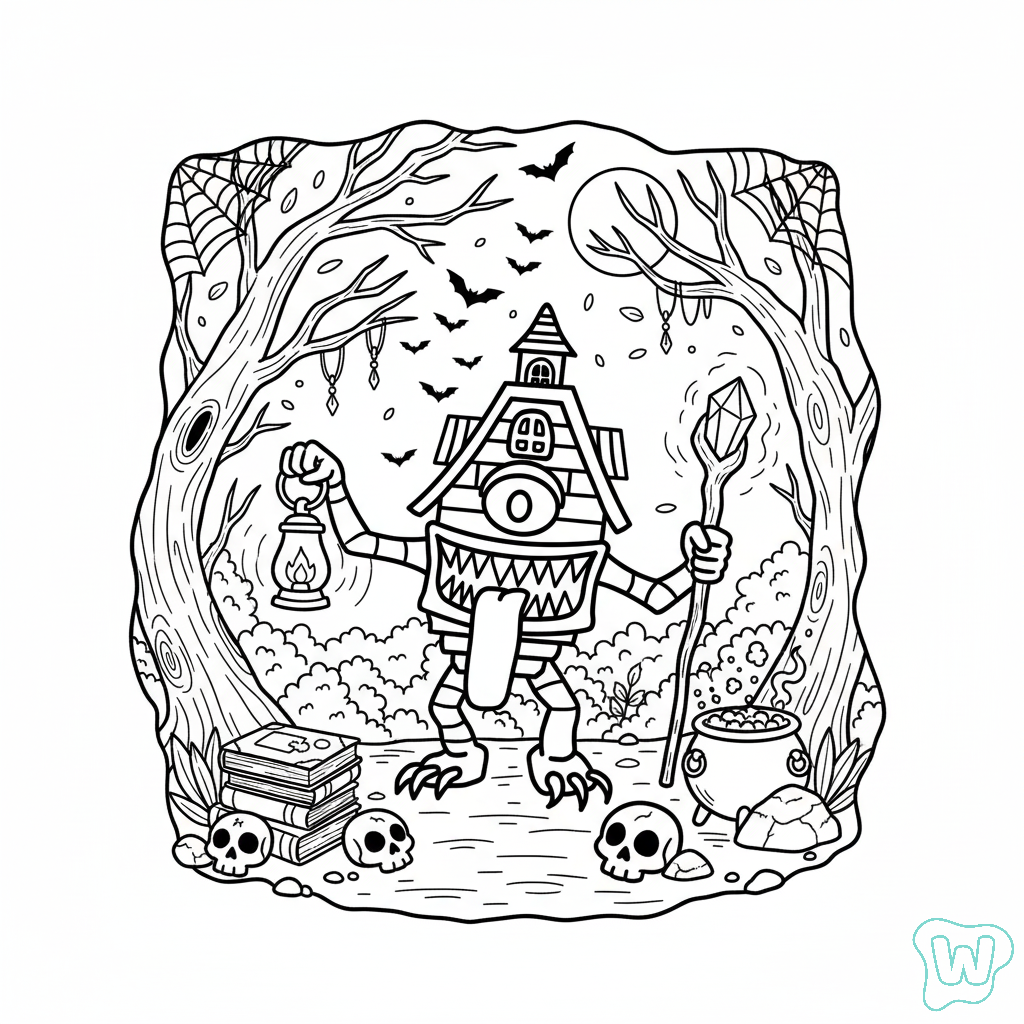 La Casa Boo imprimir PDF gratis