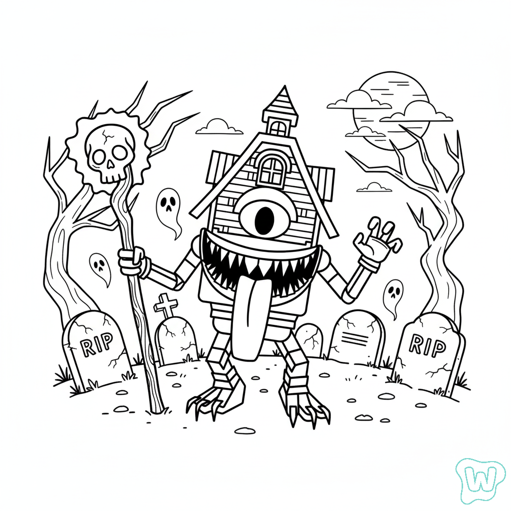 La Casa Boo (2).1 páginas para colorear para adultos pdf