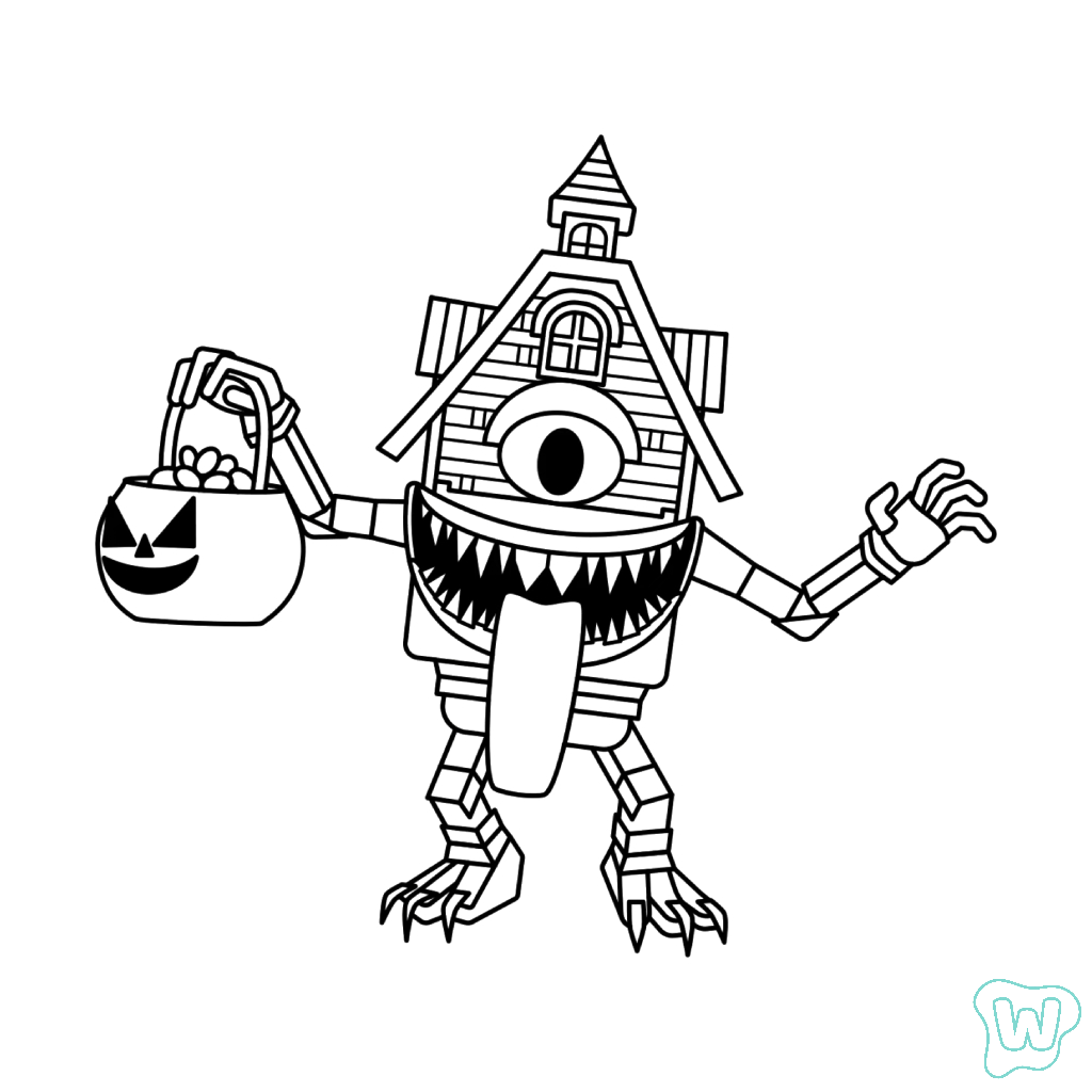 dibujos para colorear grinch La Casa Boo