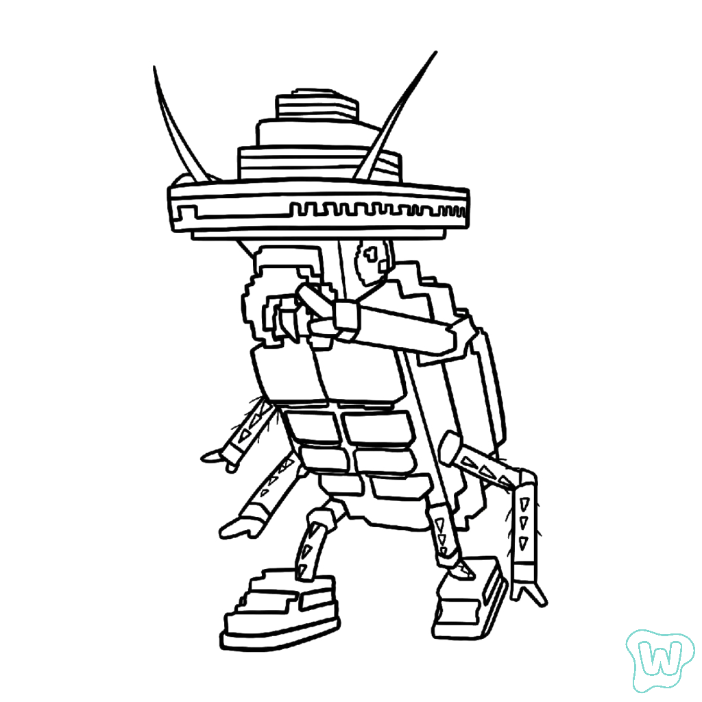 La Cucaracha páginas para colorear de adornos