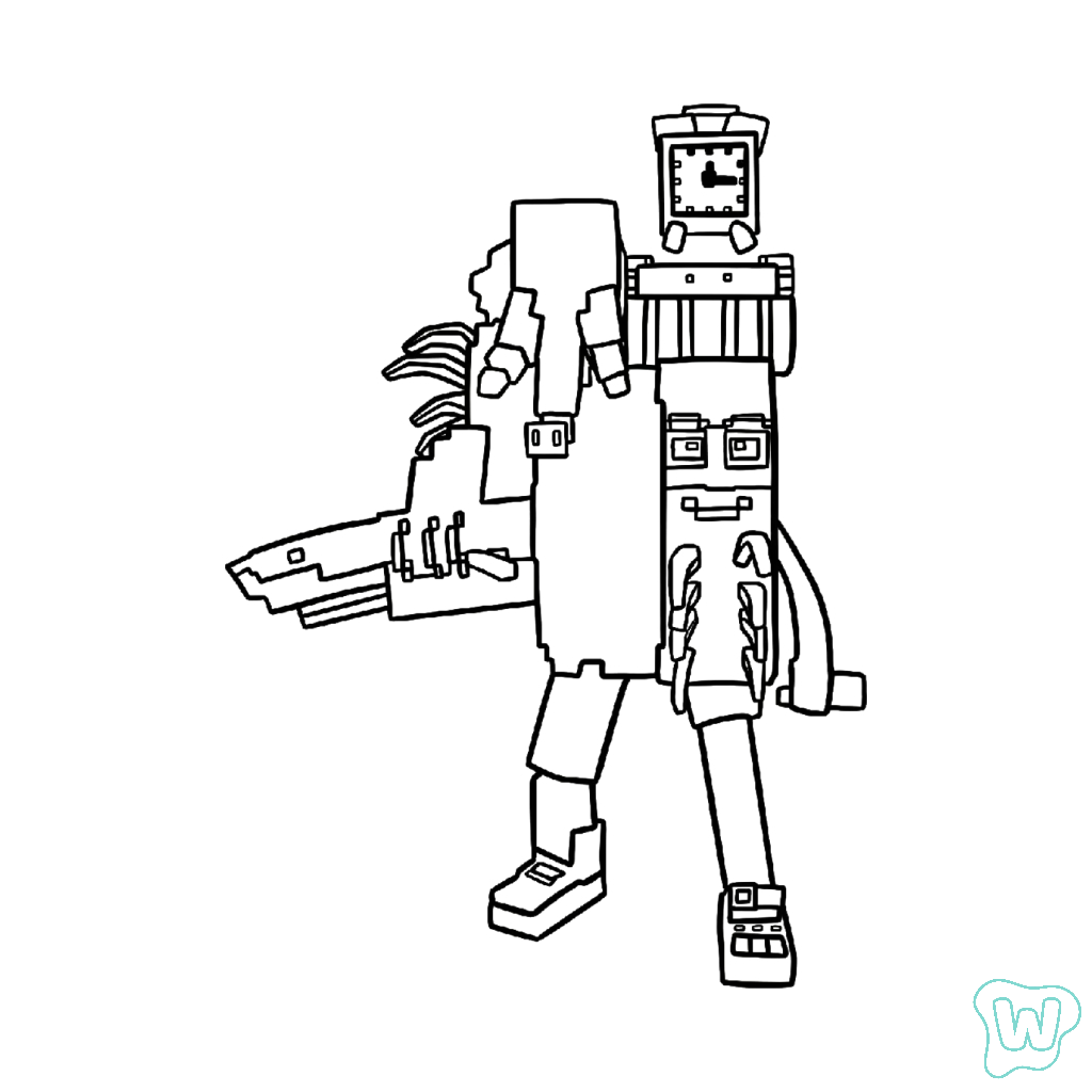 La Grande Combinasion páginas para colorear pdf