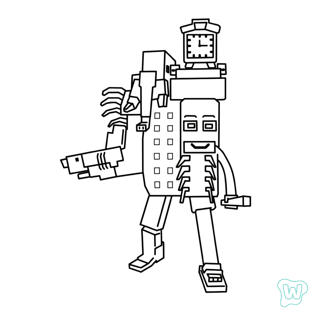 páginas para colorear La Grande Combinasion imprimibles gratis 1