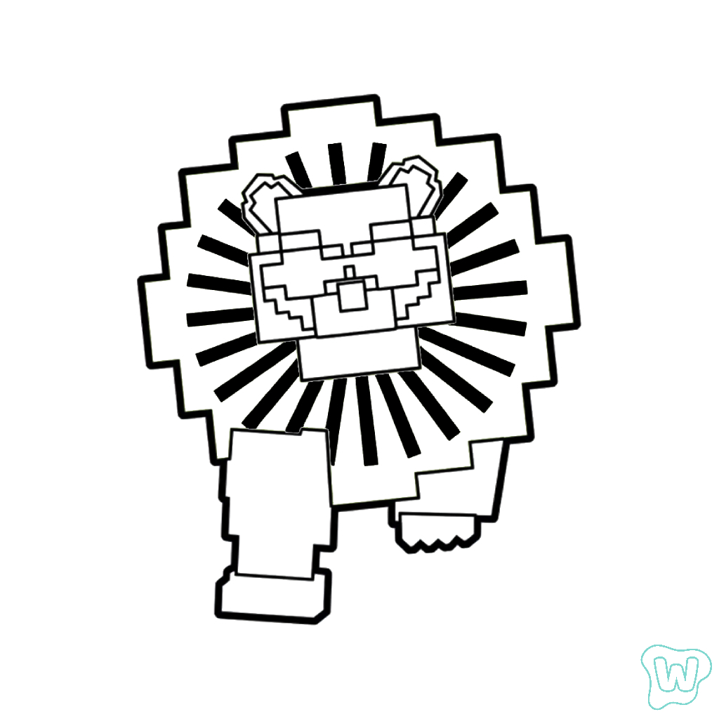 páginas para colorear gratis Pipi Kiwi