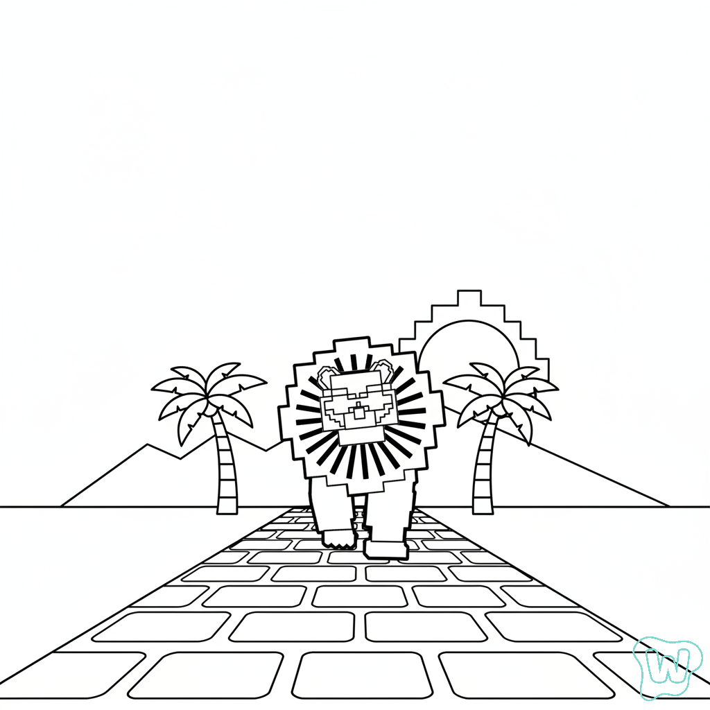 Pipi Kiwi páginas para colorear pdf