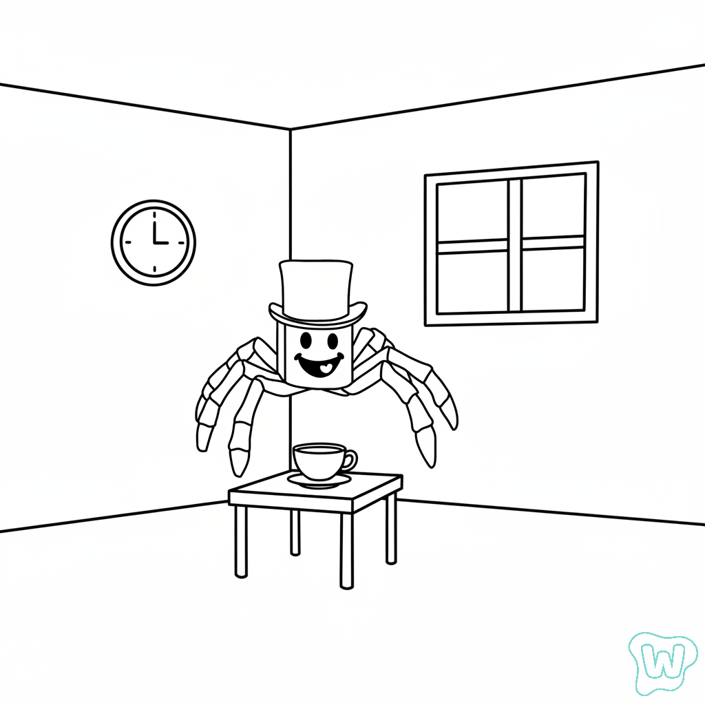 páginas para colorear Sammyni Spyderini imprimibles gratis