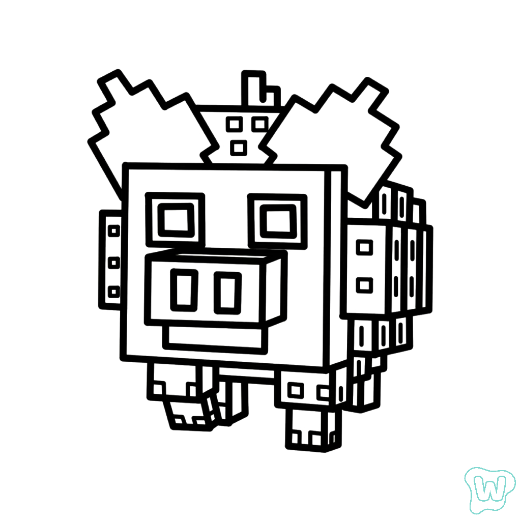 Svinina Bombardino para colorear