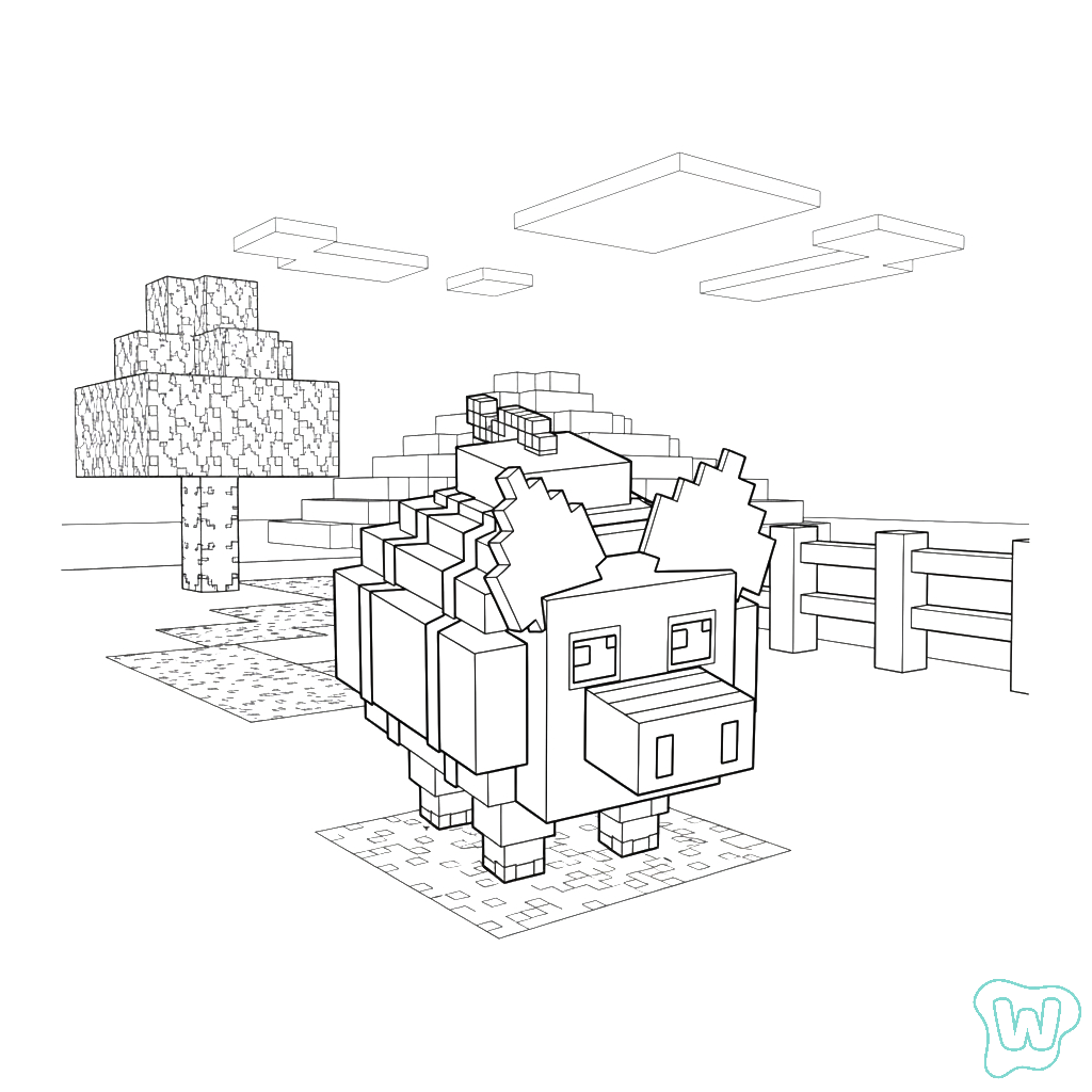 páginas para colorear imprimibles gratis Svinina Bombardino