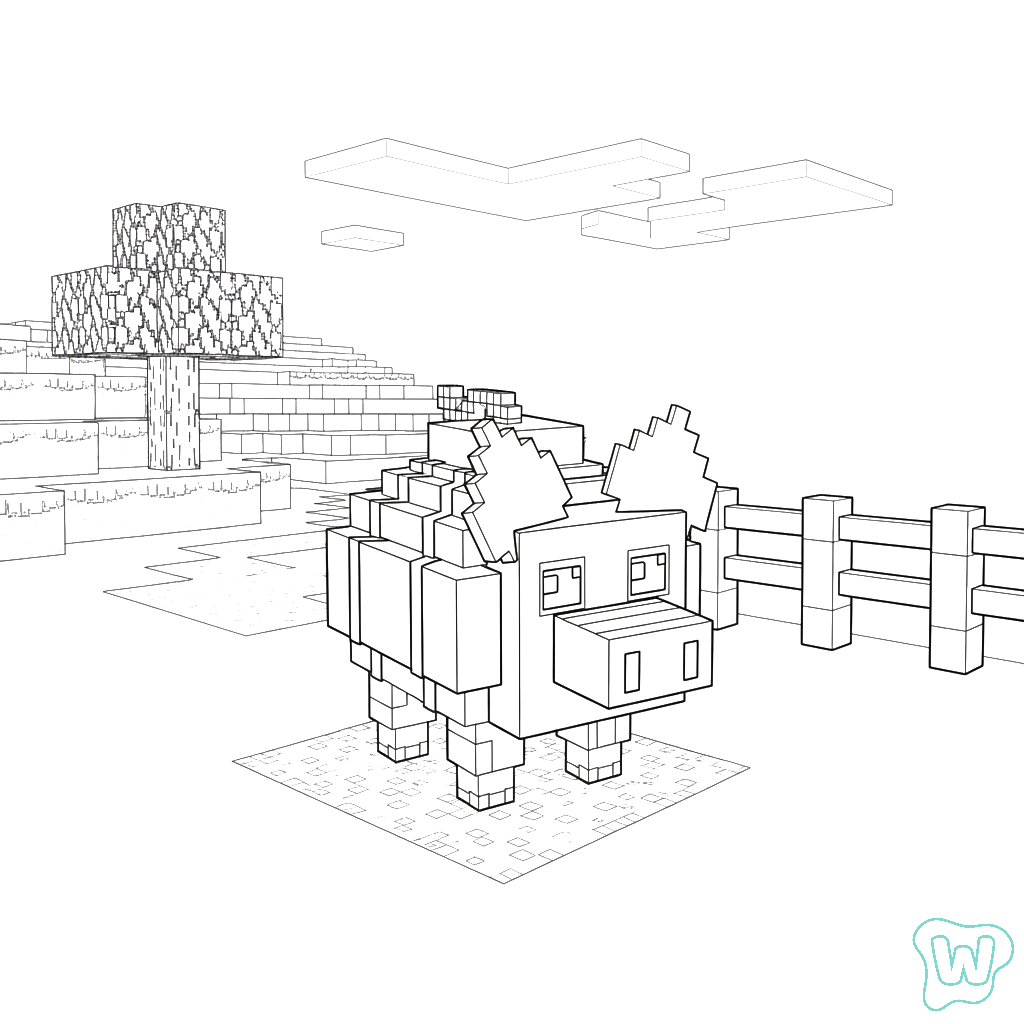 páginas para colorear gratis Svinina Bombardino