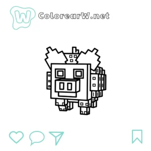 Svinina Bombardino para colorear (PDF para imprimir gratis) thumbnail