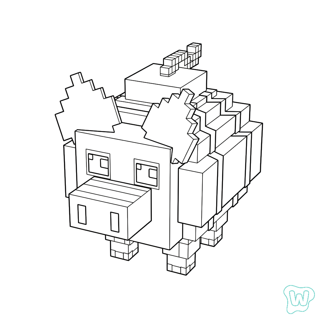 páginas para colorear para Svinina Bombardino