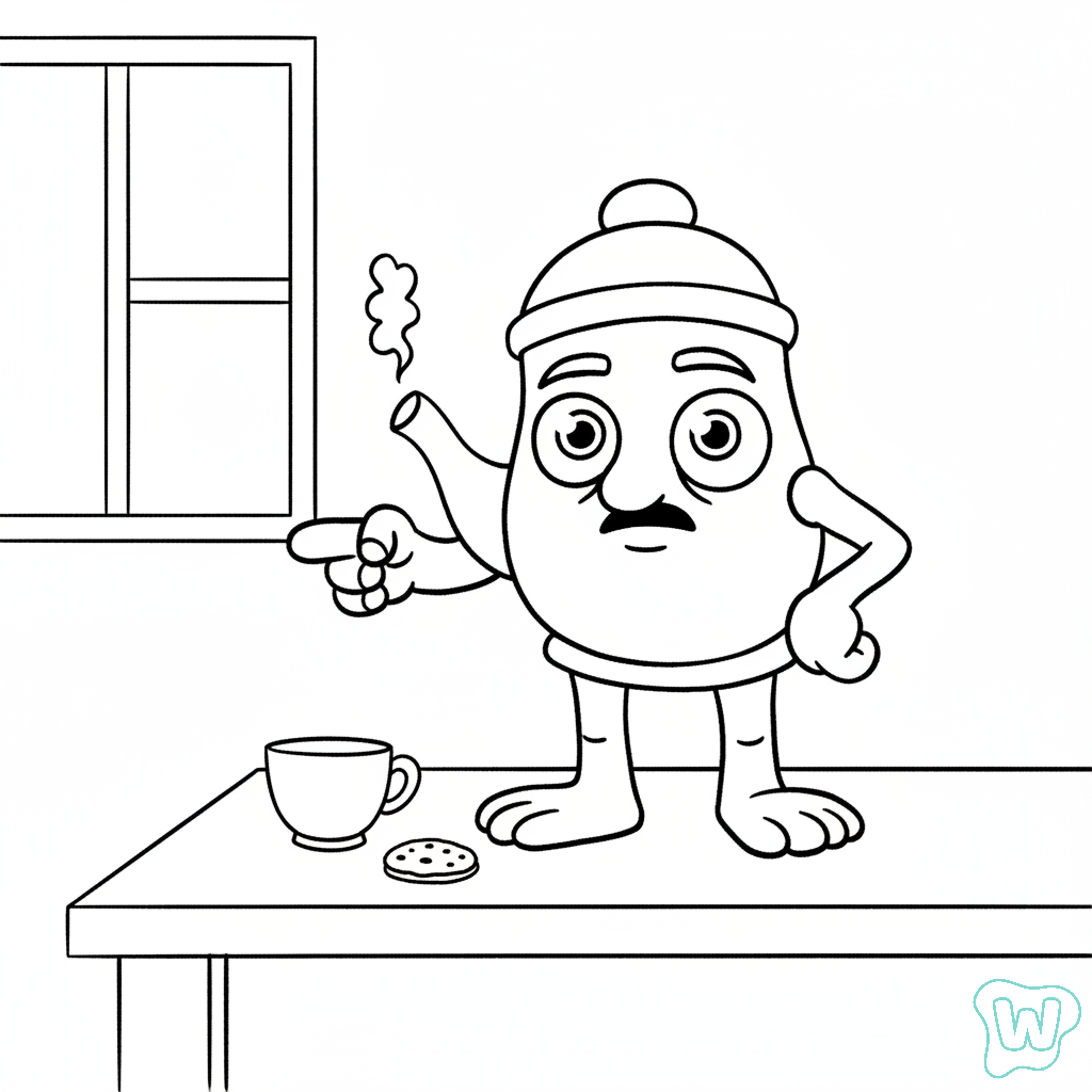 páginas para colorear imprimibles gratis Ta Ta Ta Sahur