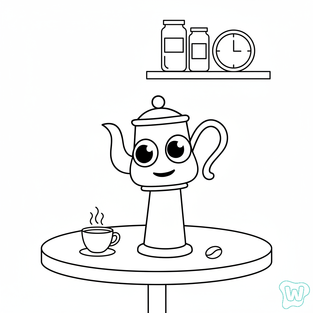 páginas para colorear de preescolar Ta Ta Ta Sahur