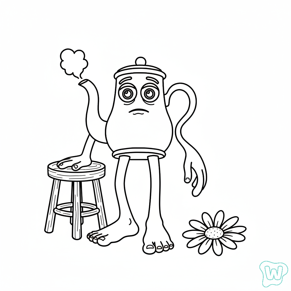 colorear páginas de Ta Ta Ta Sahur