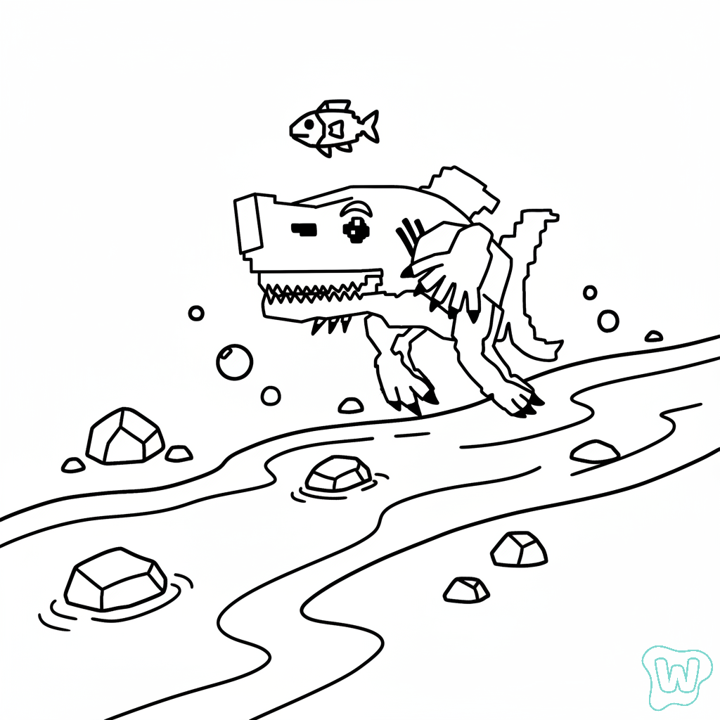 Tralaledon páginas para colorear para adultos 1