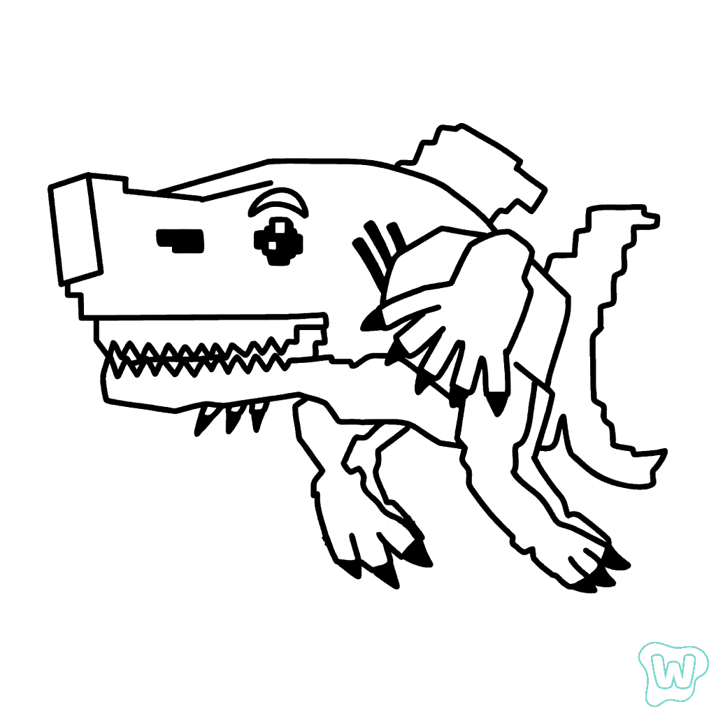 páginas para colorear Tralaledon imprimibles