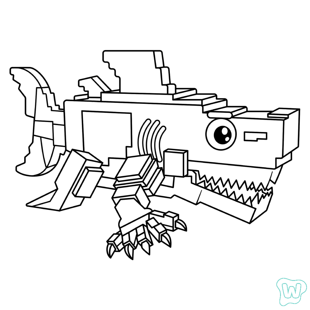 Tralaledon páginas para colorear para adultos