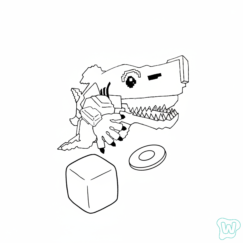 páginas para colorear detalladas de Tralaledon para adultos