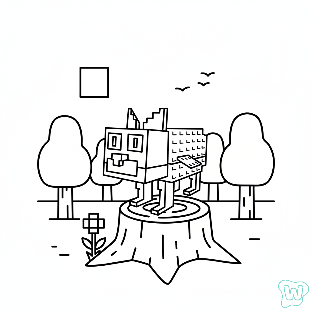 páginas para colorear lindas y fáciles de Trulimero Trulichina