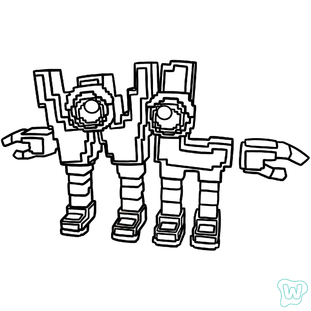 lindas páginas para colorear W or L