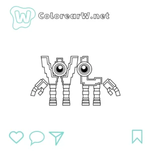 W or L para colorear (PDF para imprimir gratis) thumbnail