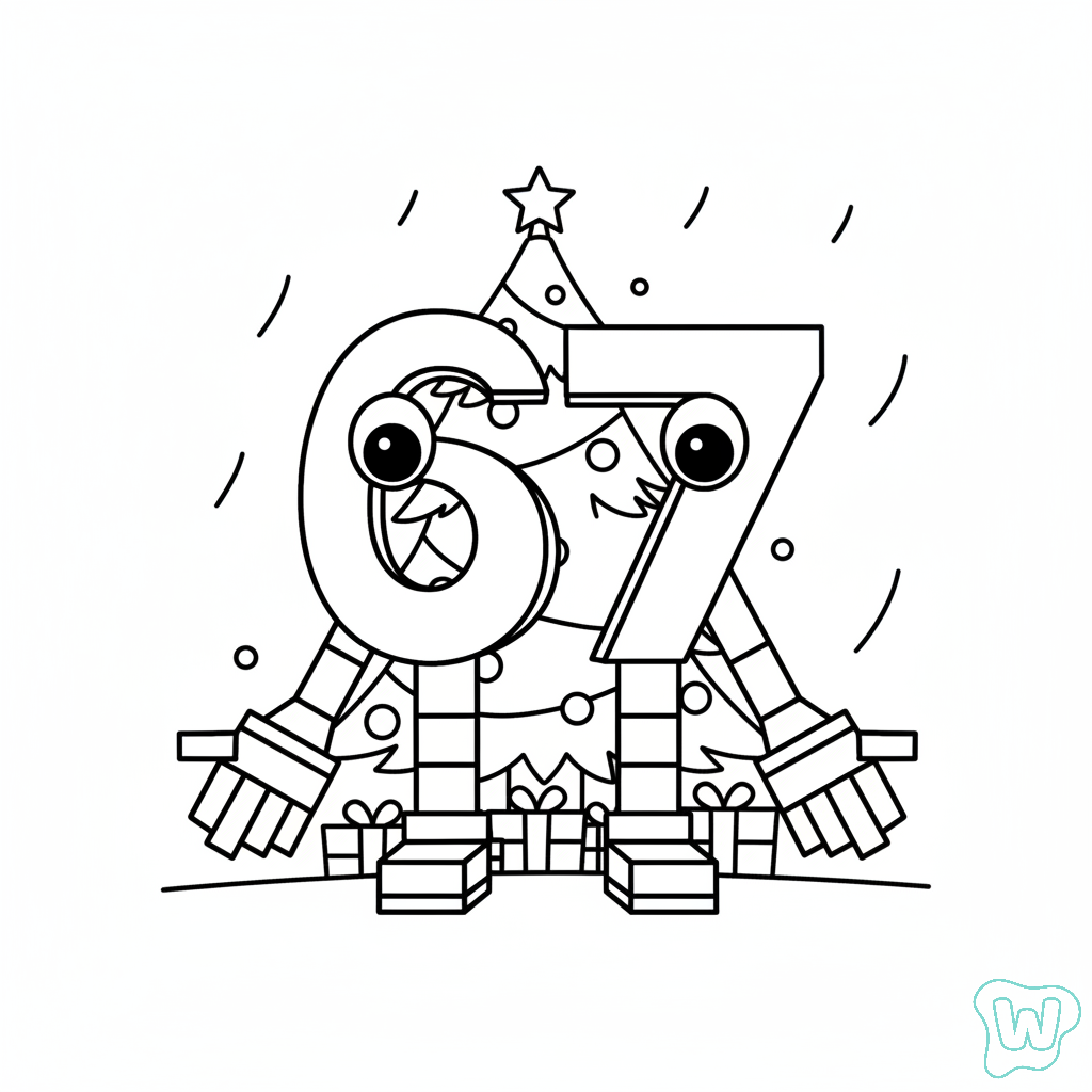 34 67 Christmas Coloring Pages Free PDF