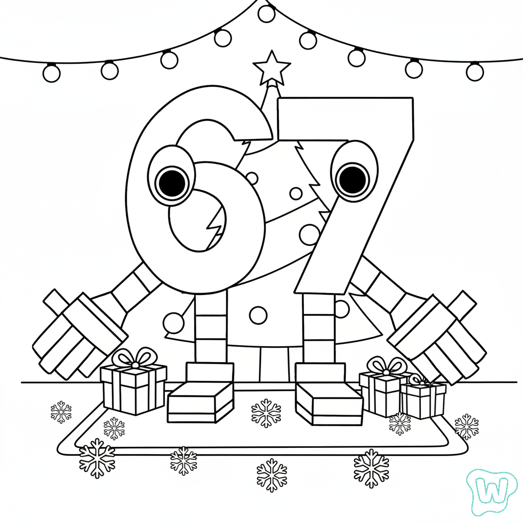 67 Navidad páginas para colorear