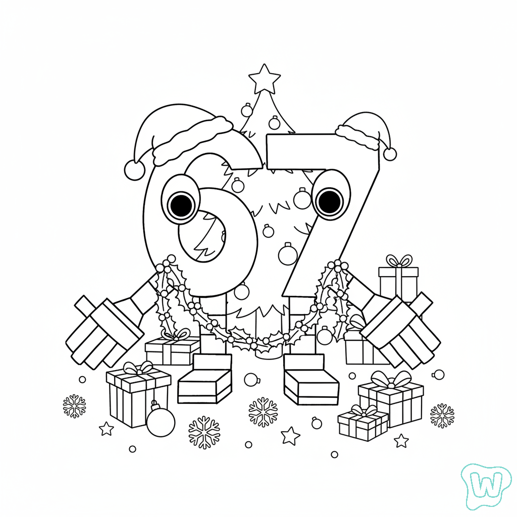 páginas para colorear imprimibles 67 Navidad para adultos