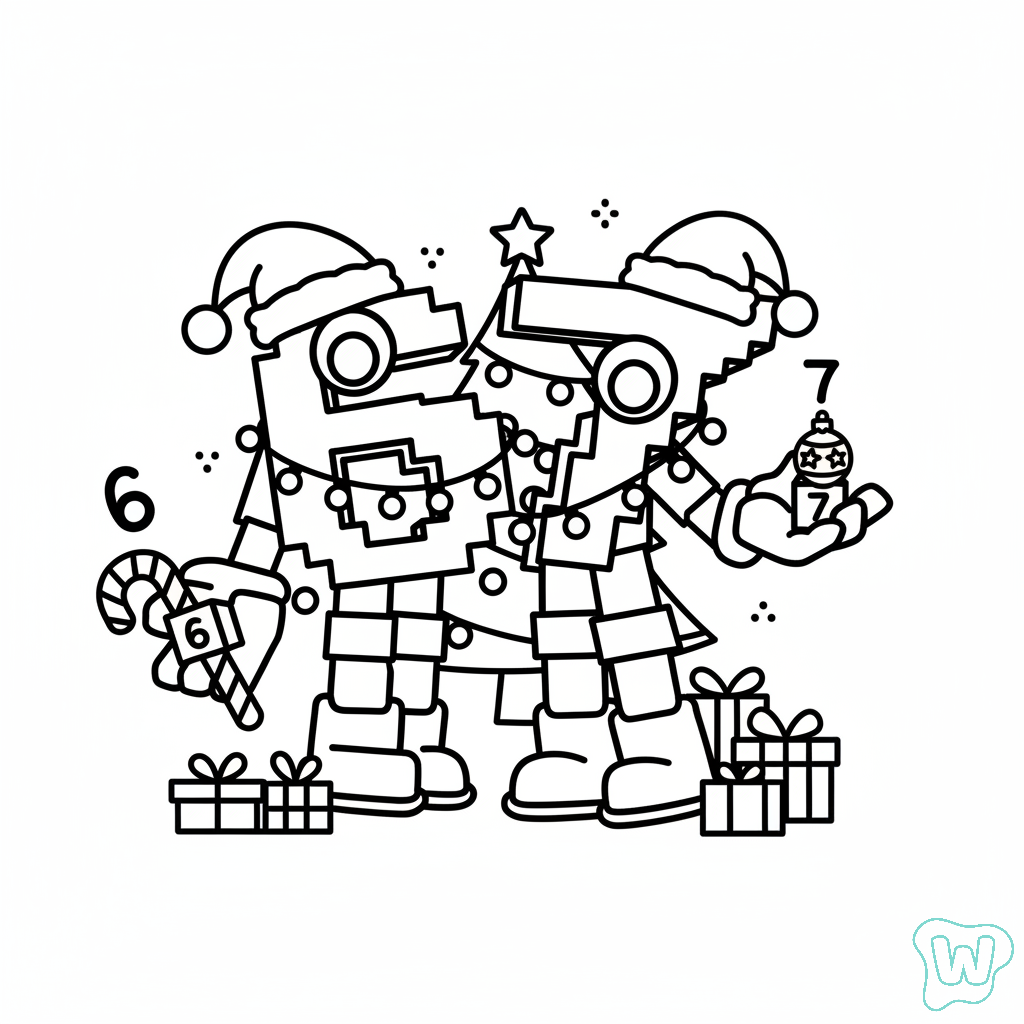 colorear y Imprimir PDF gratis 67 Navidad