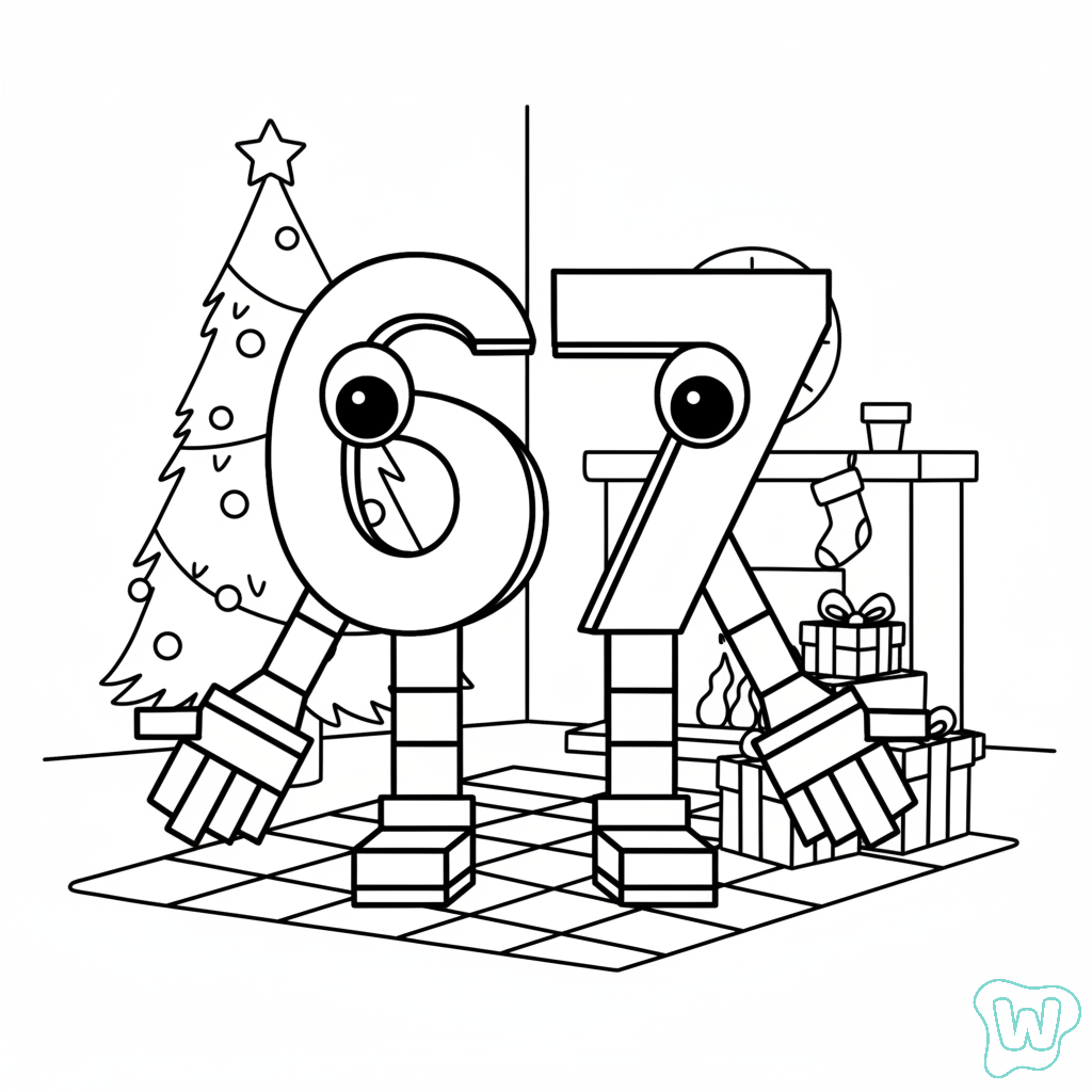 67 Navidad páginas para colorear gratis 1