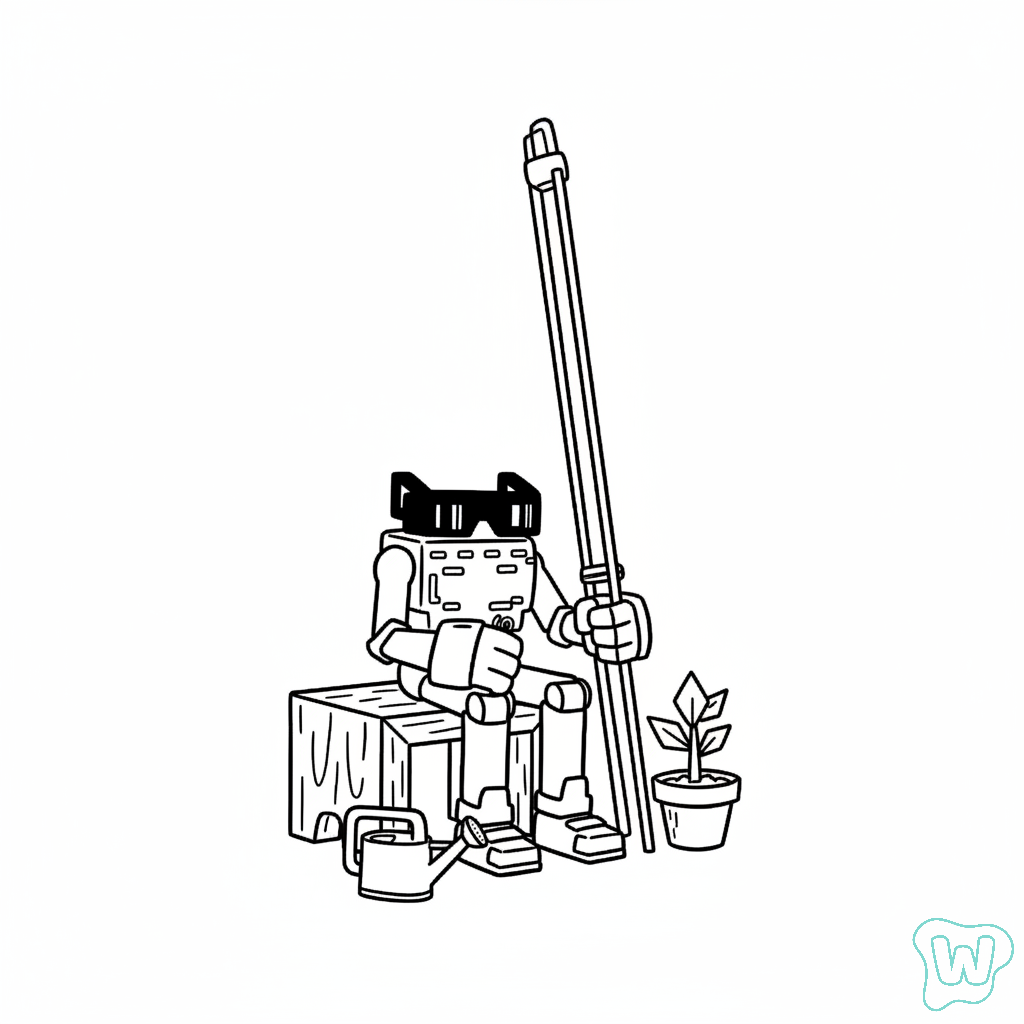 Brasilini Berimbini páginas para colorear de adornos