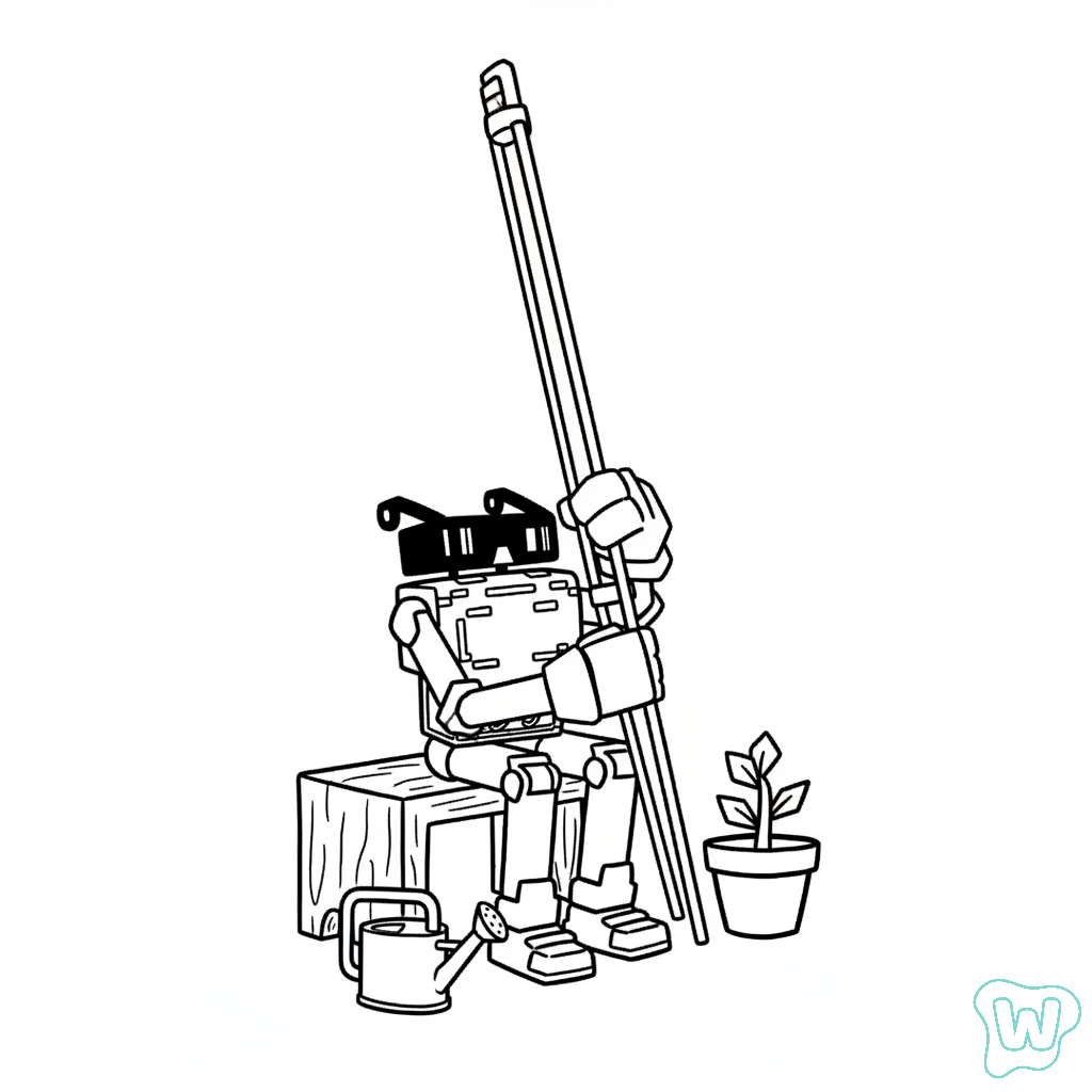 Brasilini Berimbini para colorear