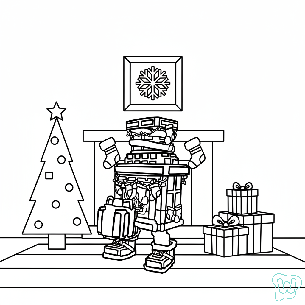 páginas para colorear de árboles Chimnino gratis