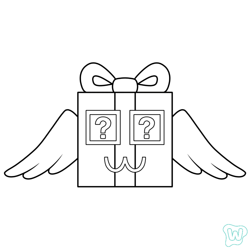 dibujos para colorear Festive Lucky Block