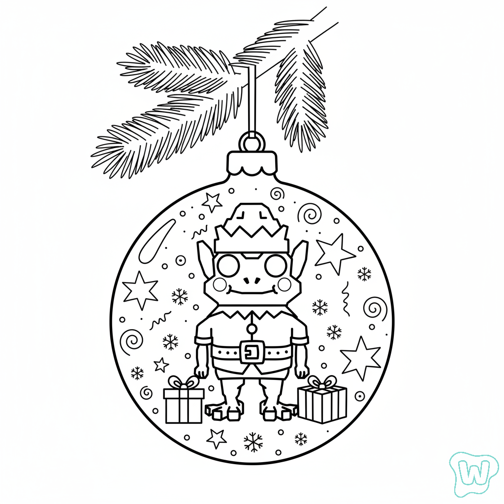 Frogo Elfo dibujos para colorear grinch