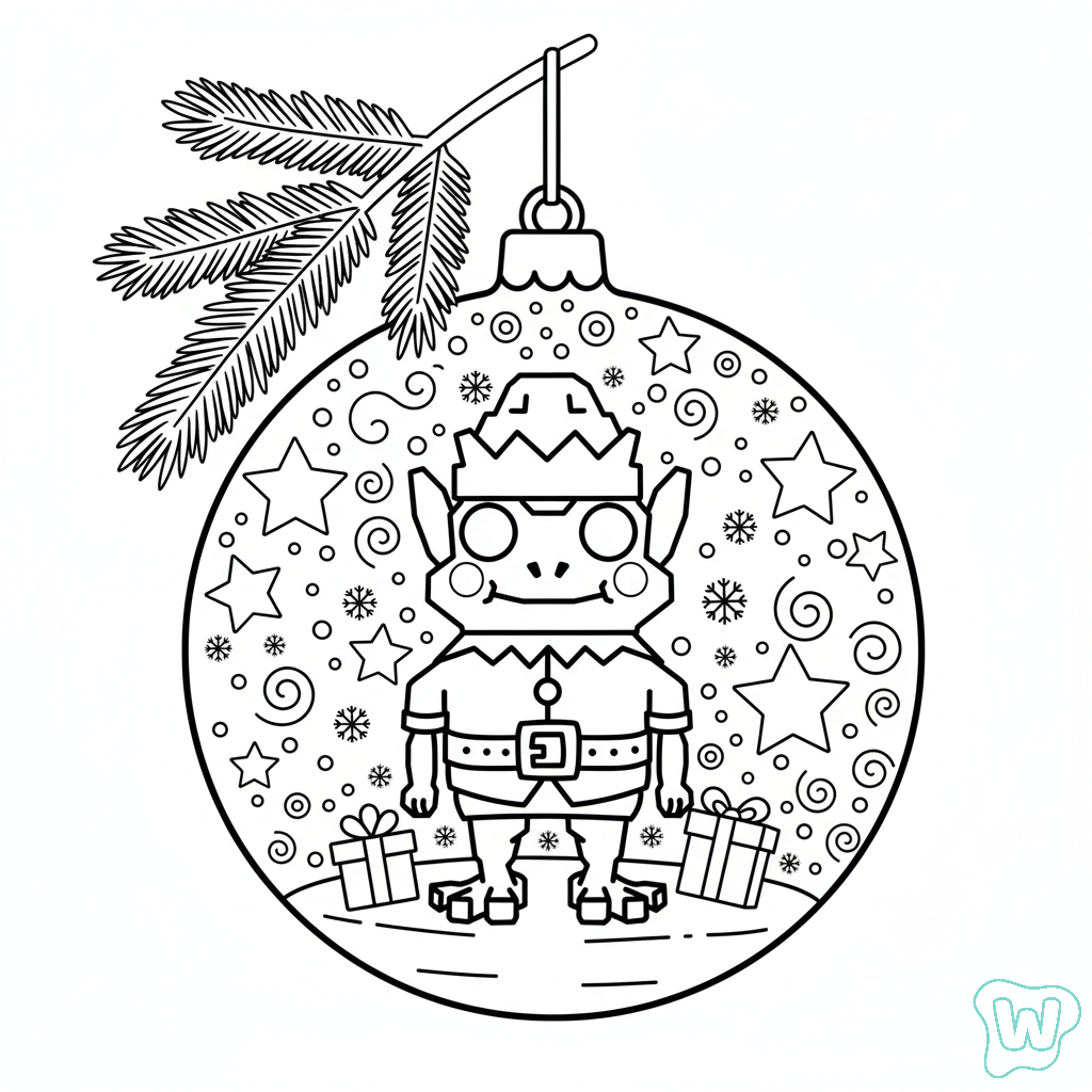 niños Frogo Elfo páginas para colorear