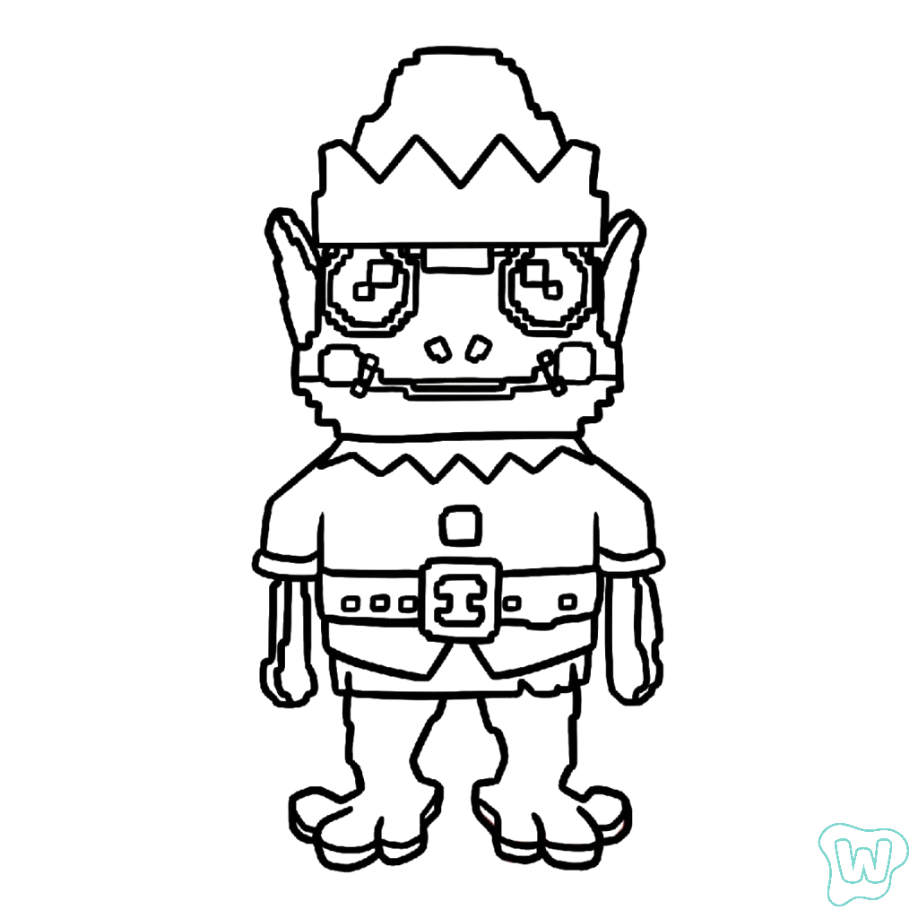 Frogo Elfo PDF para imprimir gratis